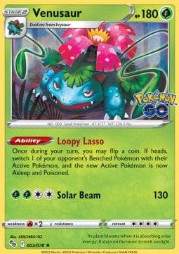 Pokémon Holo Venusaur (PGO 003) 65289951